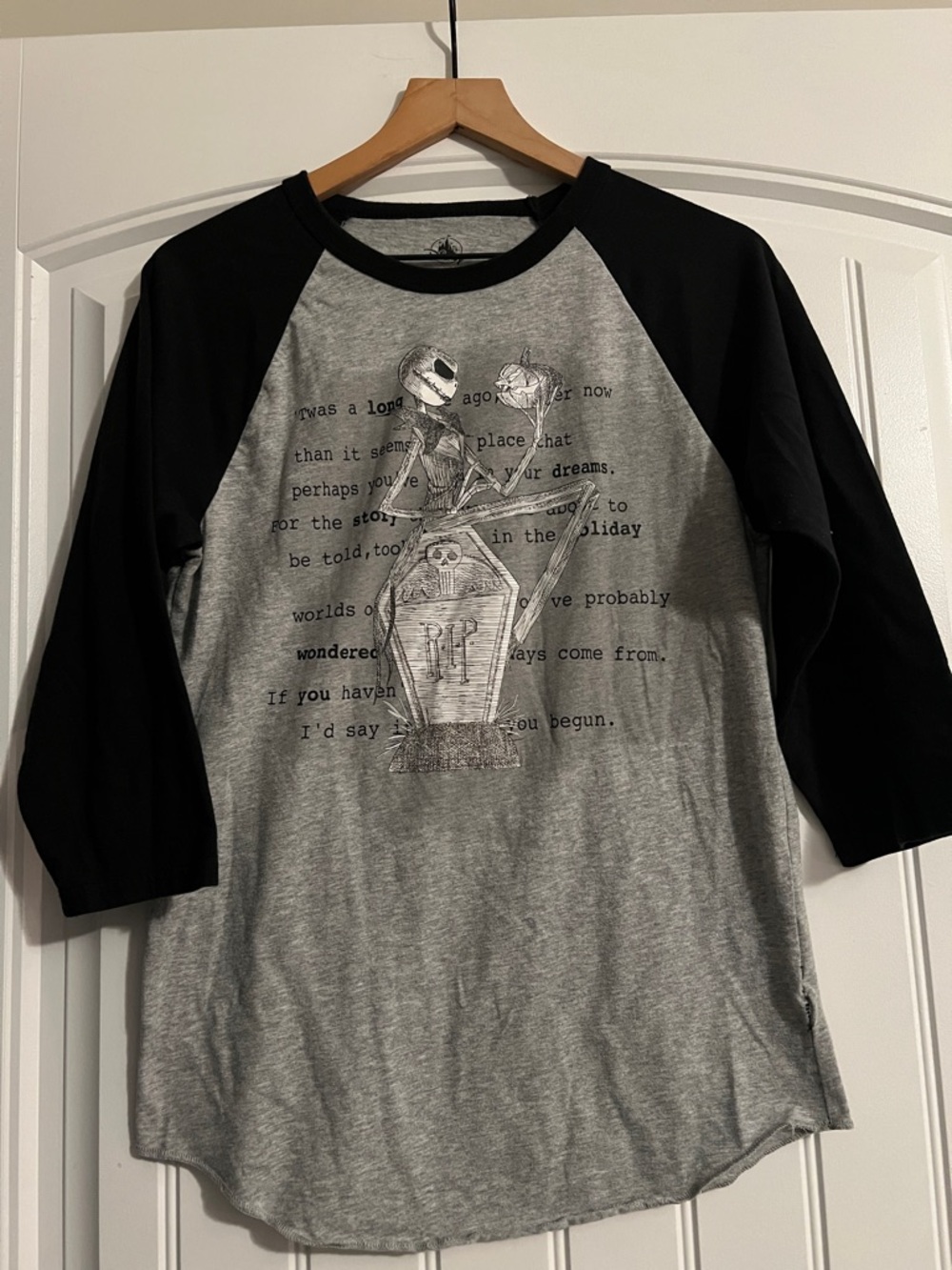 Disney Jack Skellington T Shirt small